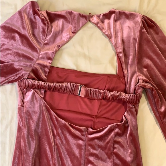 Velvet occasion dress - Picture 2 of 4